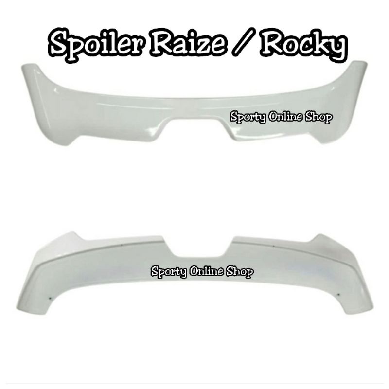 Spoiler Mobil Raize / Rocky Non Lamp Bahan Plastik ABS