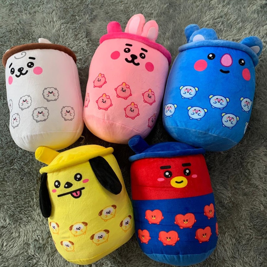 Boneka Boba BTS Cangkir Teh Susu Lucu Imut Hadiah Kado Mewah