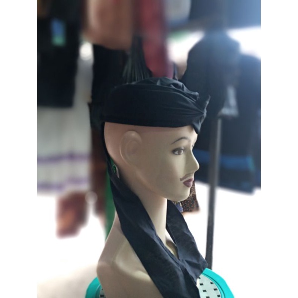 iket kepala sunda hitam ( anak - anak )