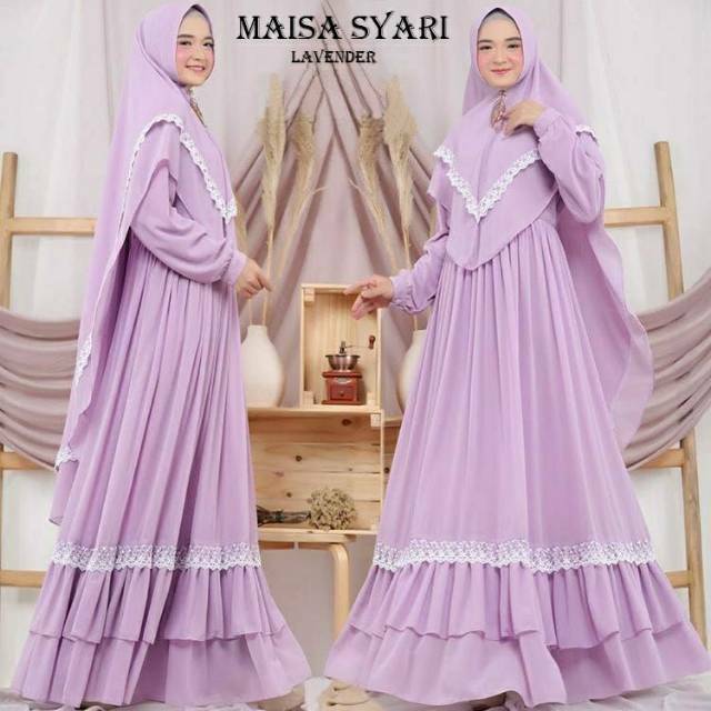 GAMIS MAISA SYAR'I/BAJU MUSLIMAH/GAMIS SYAR'I MODER'N