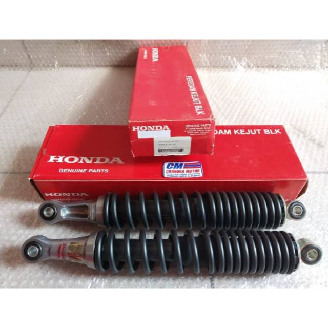 Skok shockbreaker belakang honda Supra fit new supra x 125 lama hitam doff Original HONDA AHM