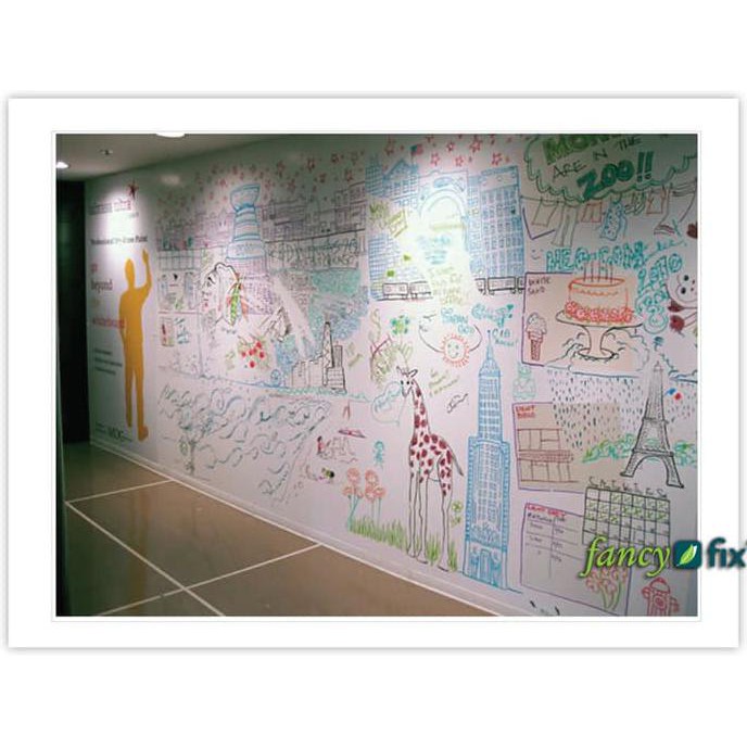 

PAPAN TULIS WHITEBOARD TEMPEL / KERTAS GAMBAR TEMPEL GRAFITTI WALL