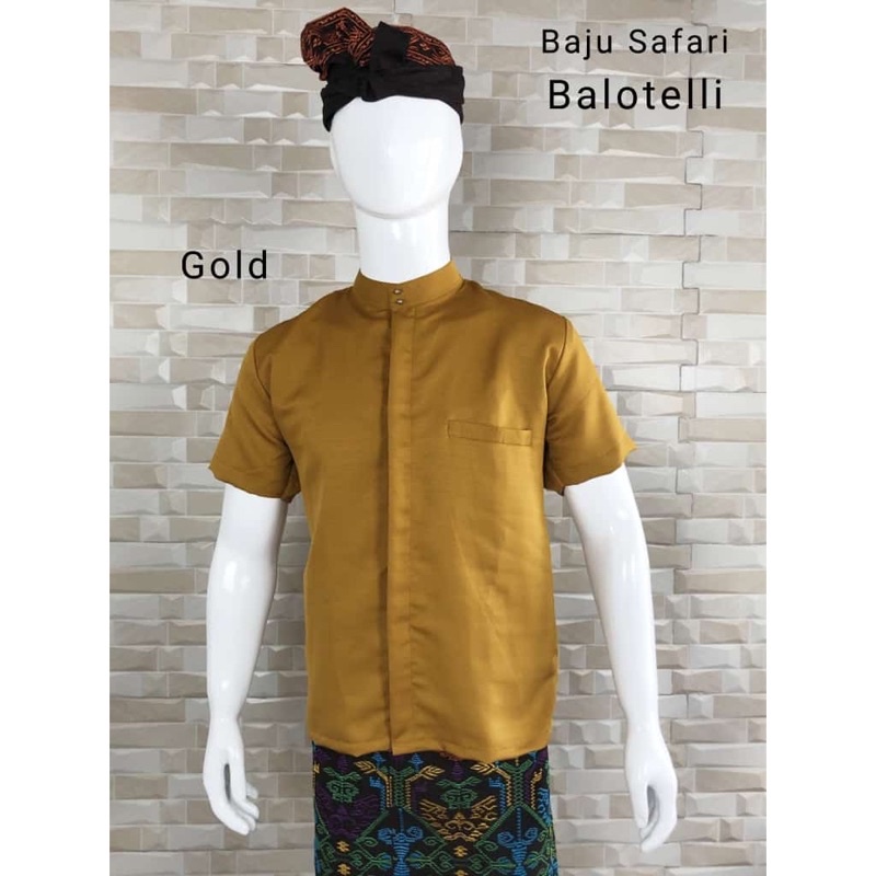 baju semi safari pria