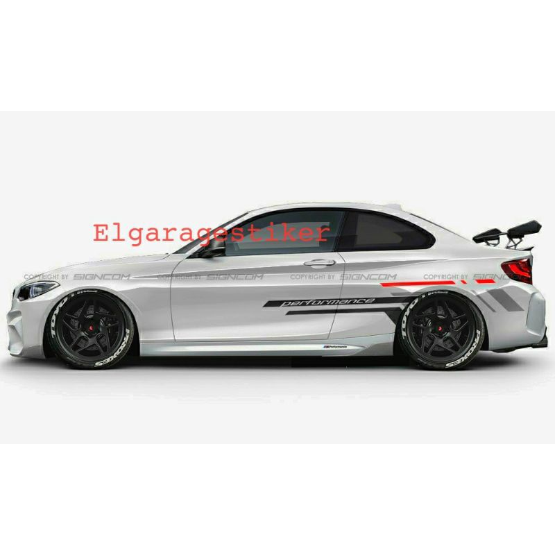 stiker mobil sedan cutting stiker mobil sedan sticker stripe body mobil universal