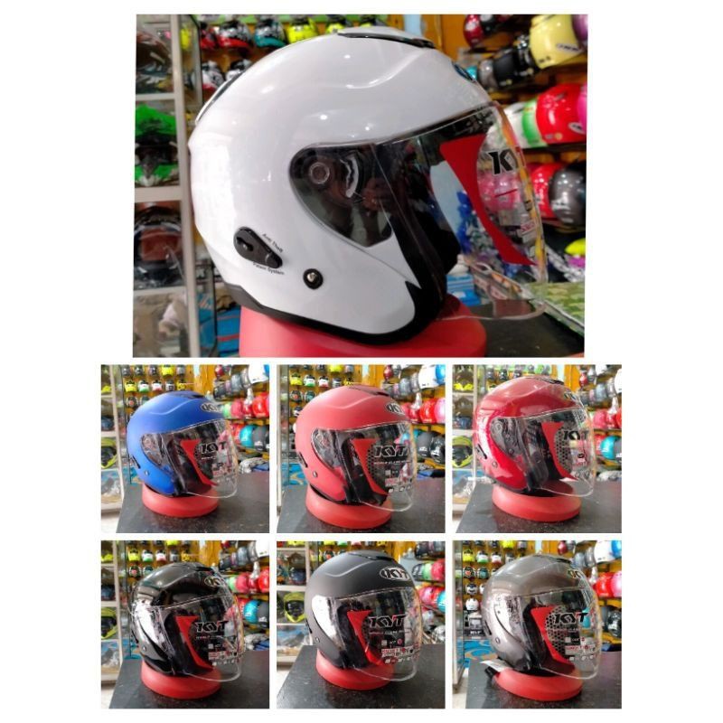 Kyt kyoto solid-HELM KYT KYOTO SOLID BISA COD-HELM KYD BISA COD-HELM KYT SOLID
