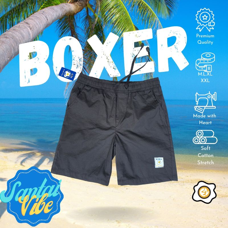 Celana Pendek Pria Walkshort / Boxer Berkantong Bertali Remaja Dewasa