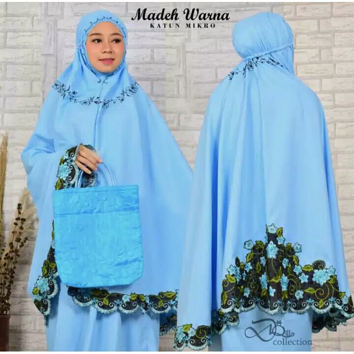 mukena Mamah Dedeh warna bordir premium