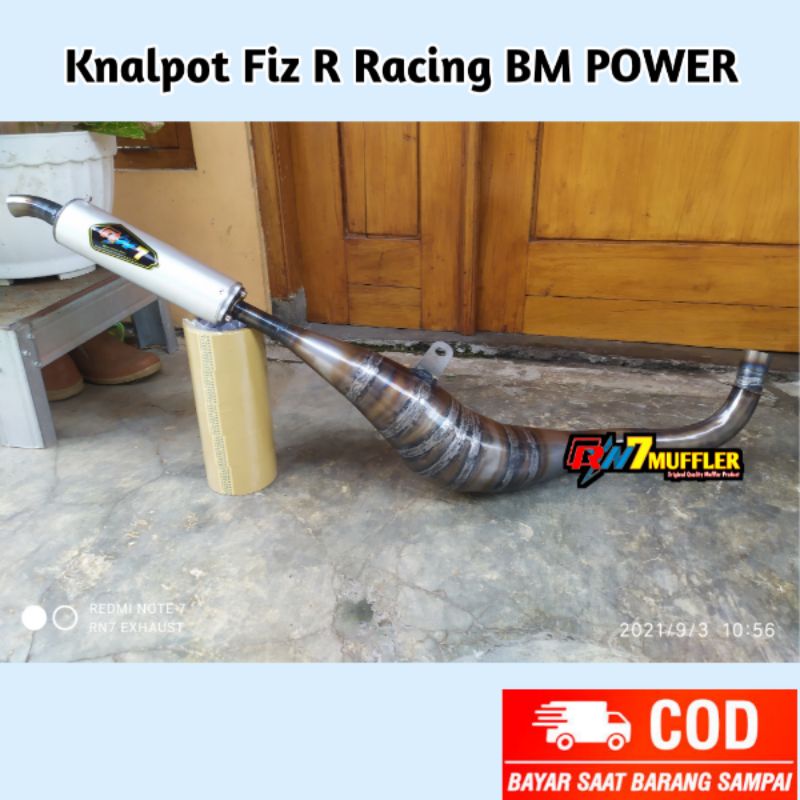 knalpot racing fizr kolong bm power suara garing gemrincing power mantap