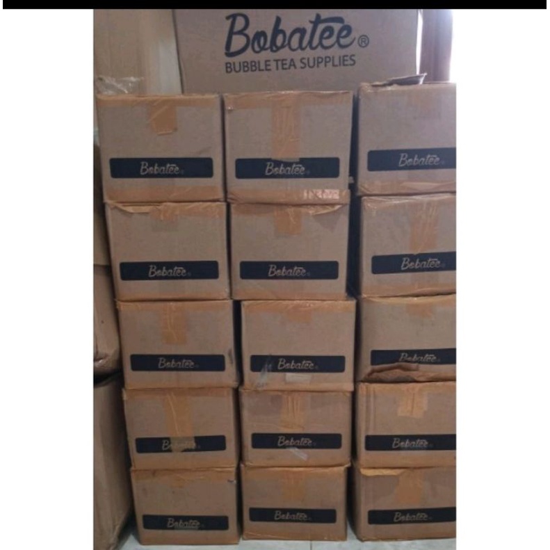 Bobatee 1 Karton - Bobatee 1 dus (10kg) - BOBA BOBATE BOBATEA BUBBLE DRINK BROWN