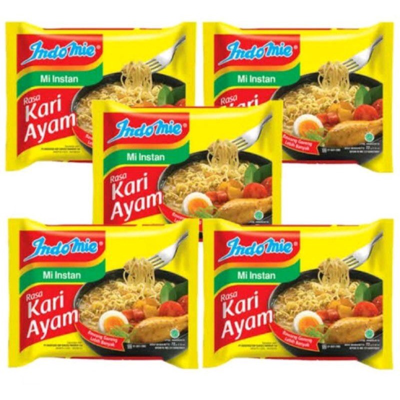 

INDOMIE KARI AYAM 5 PCS
