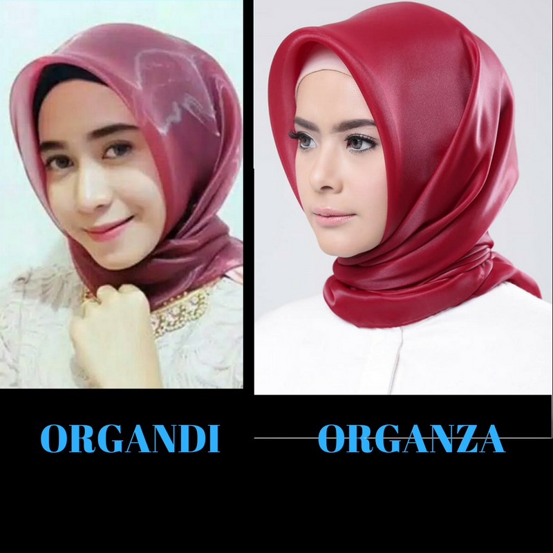  Jilbab Hijab Organza Silk Premium Bukan Organdi Shopee 