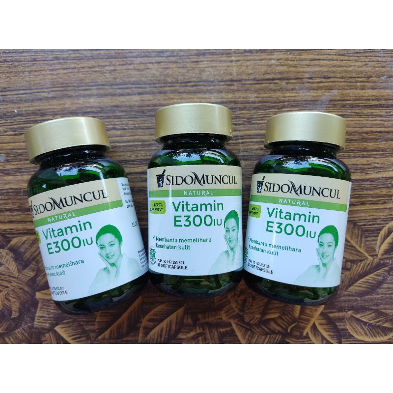 SidoMuncul Vitamin E 300 IU isi 50 softcapsule