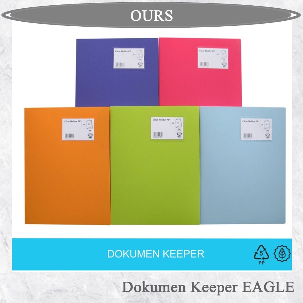 

Dokumen Keeper E 320 A / Clear Holder / Display Book EAGLE A4 60 Pocket