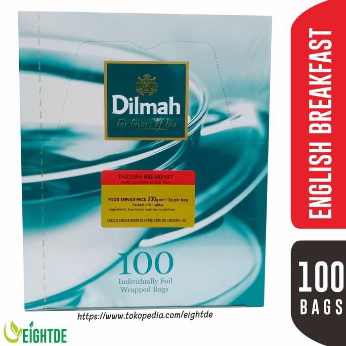 

Jual Dilmah English Breakfast Tea 100 Sachet Teh