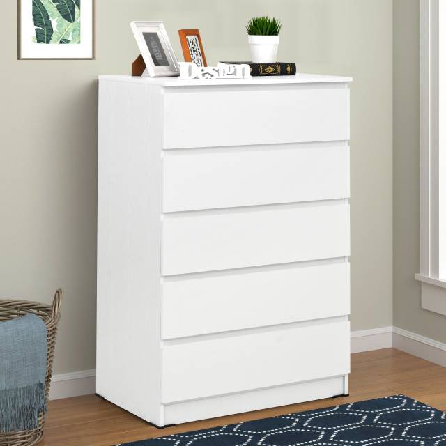 DRAWER 5 LACI DRAWER PUTIH