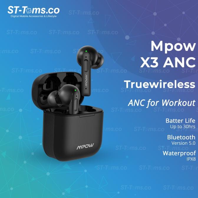 Ssn Komputer - Mpow X3 Anc Wireless Earbuds Tws True Wireless