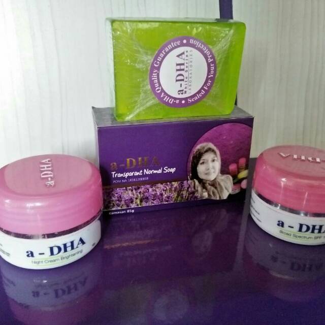 PAKET Ekonomis ADHA Cream Muka,Perawatan Wajah A-DHA White Series, ORIGINAL TERDAFTAR DI BPOM