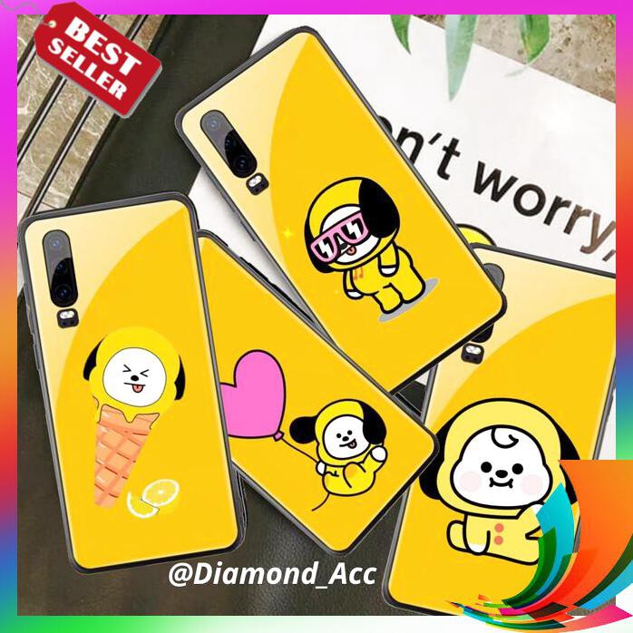 【TERBARU】 PREMIUM Case GLASS MOTIF BT21 4 SAMSUNG GALAXY A50