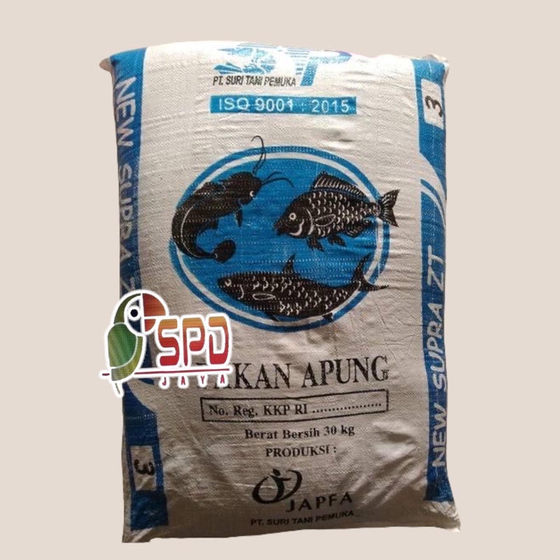 PELET LELE SUPRA ZT 1 KARUNG 30 KG - PELET IKAN AIR TAWAR lele gurame nila