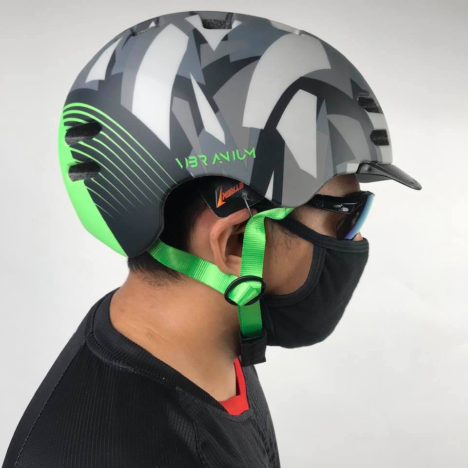 Helm Sepeda Singletrek1 CitiBike Teringan no.1 diDUNIA HBR VIBRA GREEN