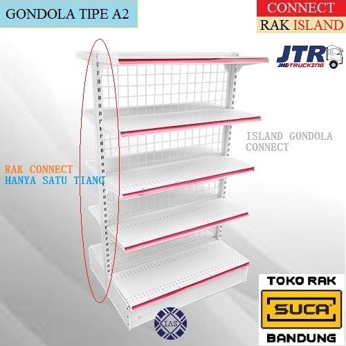 Jual Rak Minimarket Island Gondola T M Hambalan Connect A Shopee Indonesia