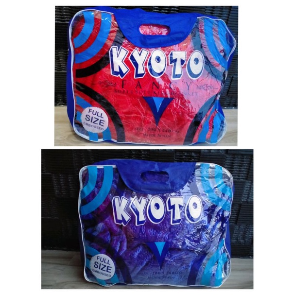 Selimut Kyoto Polos Embos uk.200x240cm