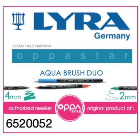 

Lyra Aqua Brush Duo Pen Cobalt Blue Greenish 6520052