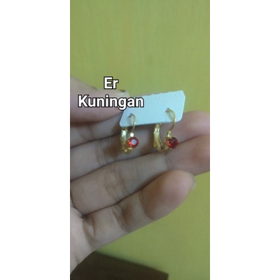 anting Kuningan koin awet lps ems