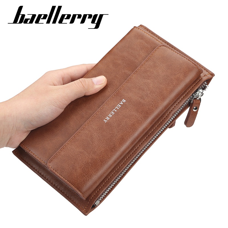 BAELLERRY S5518 Clutch Pria Bahan Kulit PU Leather Premium WATCHKITE WKOS