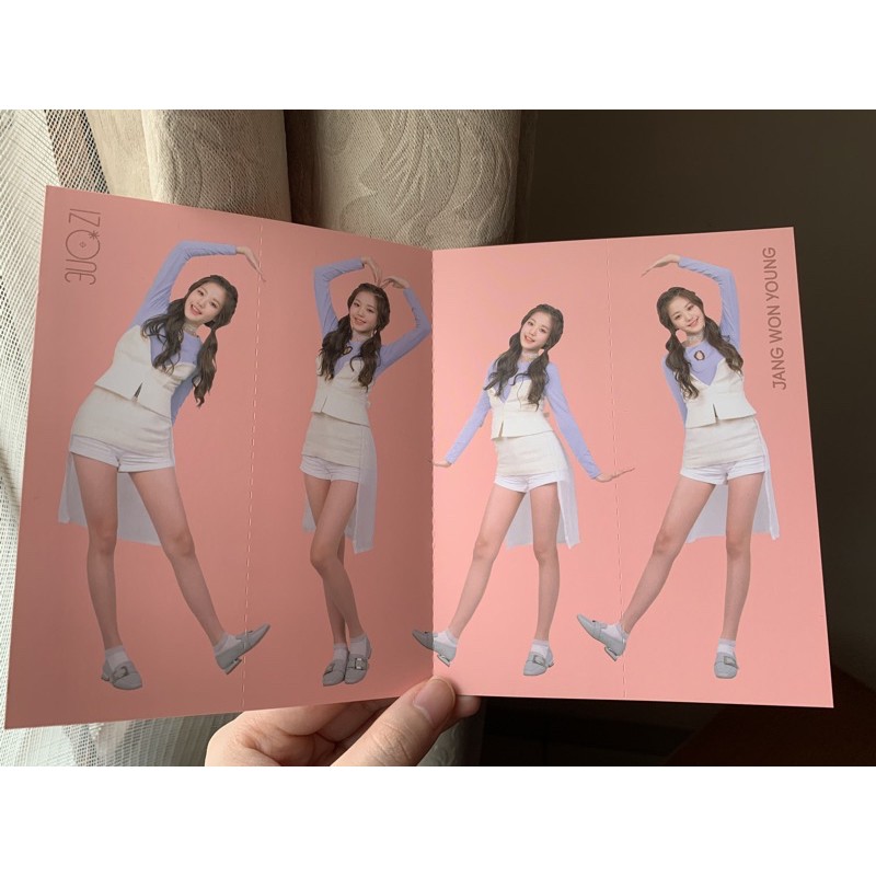 photocard izone wonyoung official limited