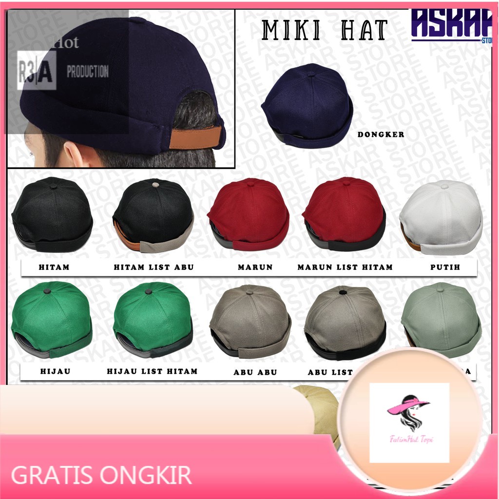 COD | Peci Topi Miki Hat / Kopiah Muslim Murah / Topi Peci / Peci UAS