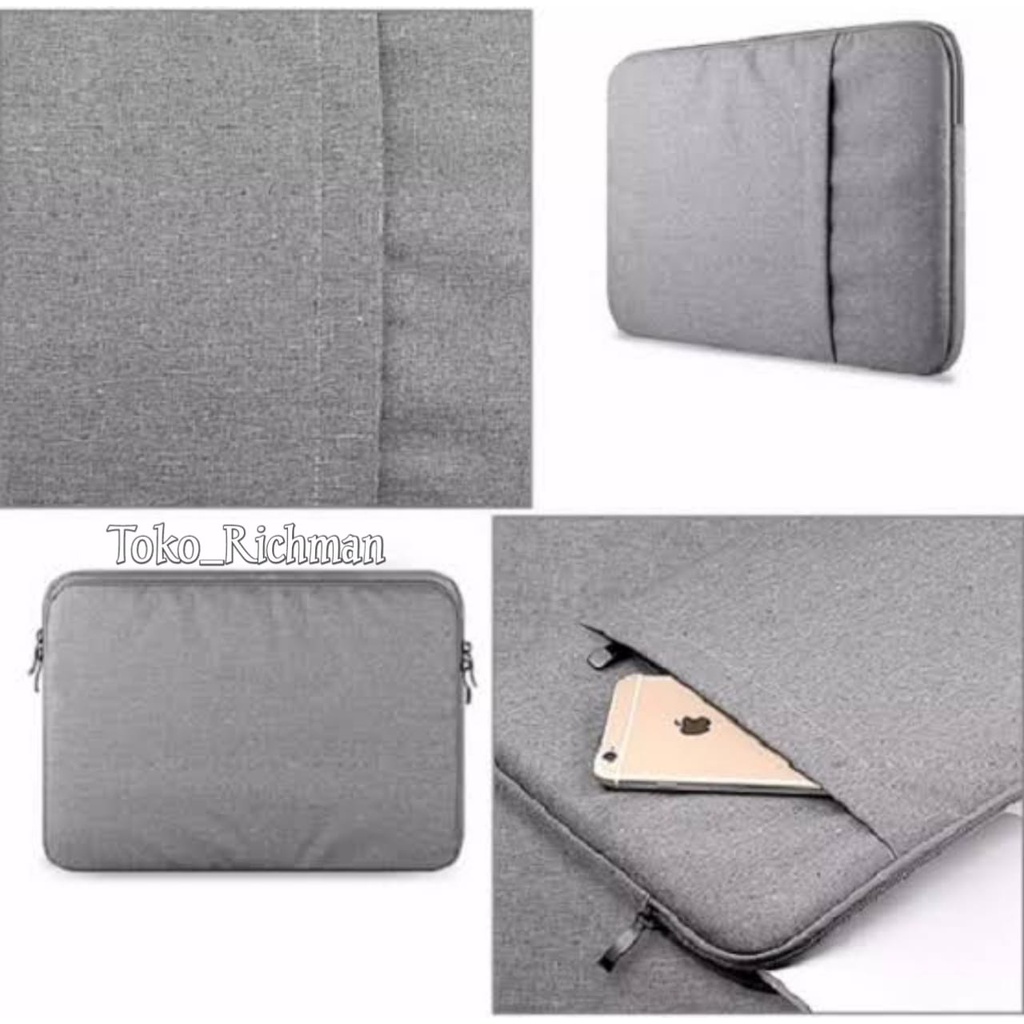 Tas Laptop Nylon Sleeve Original DUZON 15,6 14 13 12 11 INCI Tas Laptop Unisex