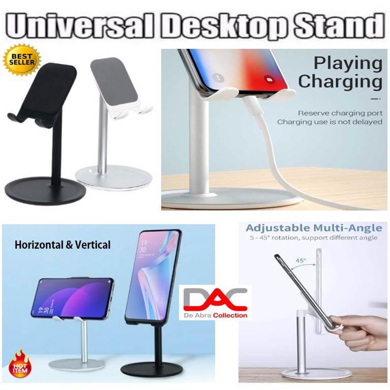 FOLDING DESKTOP SUPPORT STAND PHONE HOLDER