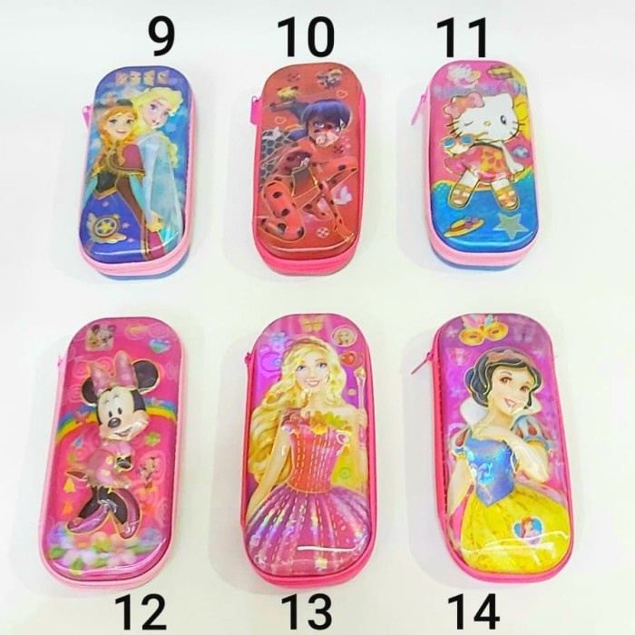 

Bergaransi Case Tempat Pensil Resleting 7D / 8D Timbul Motif Kartun Hemat