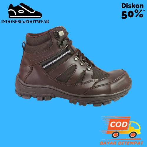 Sepatu Boots Crocodile ARMOR sepatu Safety Boot Ujung Besi Kerja Proyek Paling Murah - Bisa Cod