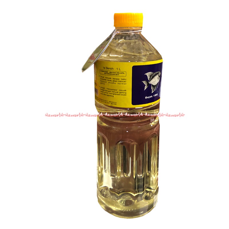 Ikan Dorang 1L Special Warna Putih Bening Minyak Kelapa Refined Minyak Bebas Kolesterol Coconut Oil 1litter 1 Liter