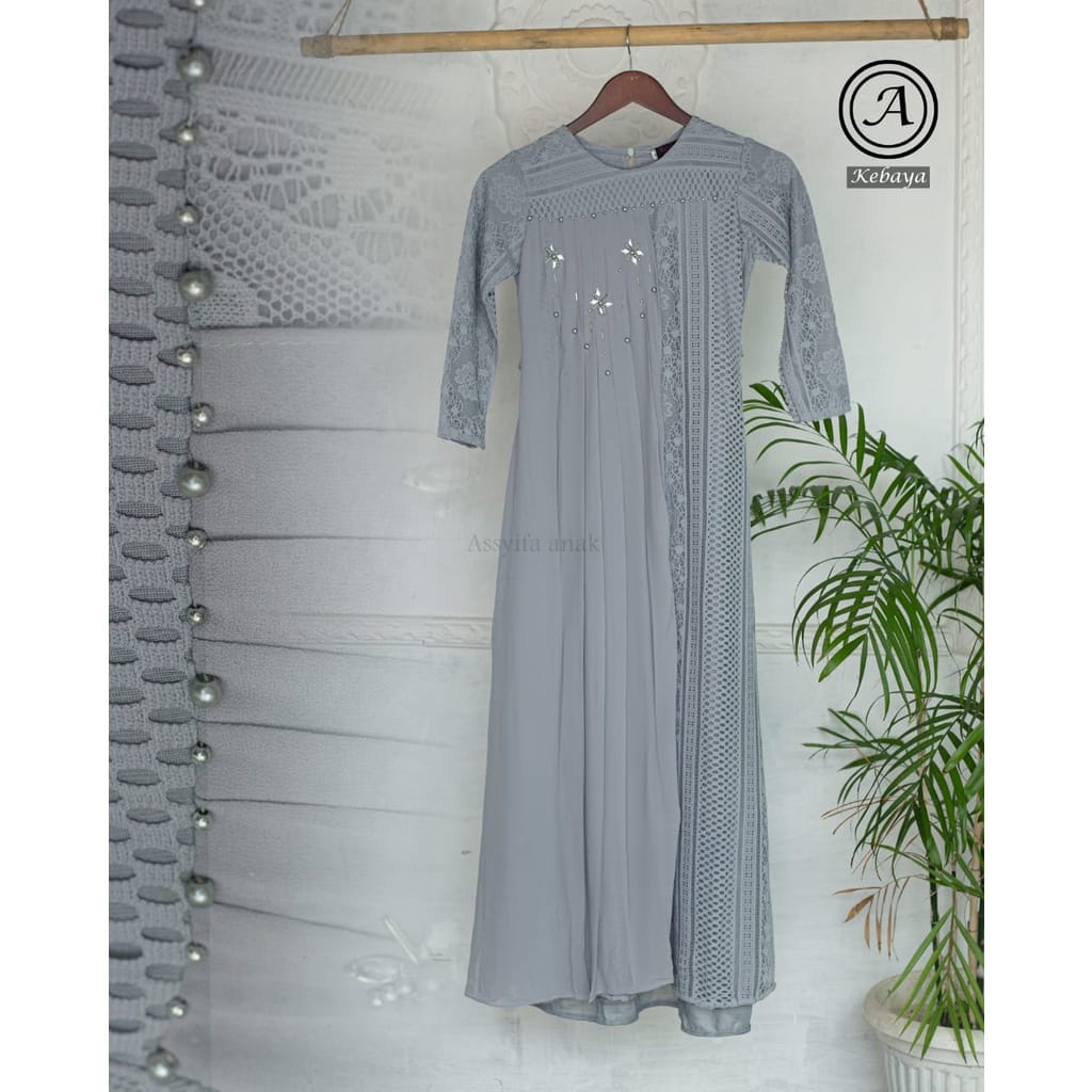 Relpict kebaya gamis anak.//gamis brukat anak//gamis anak pesta//gamis anak modern