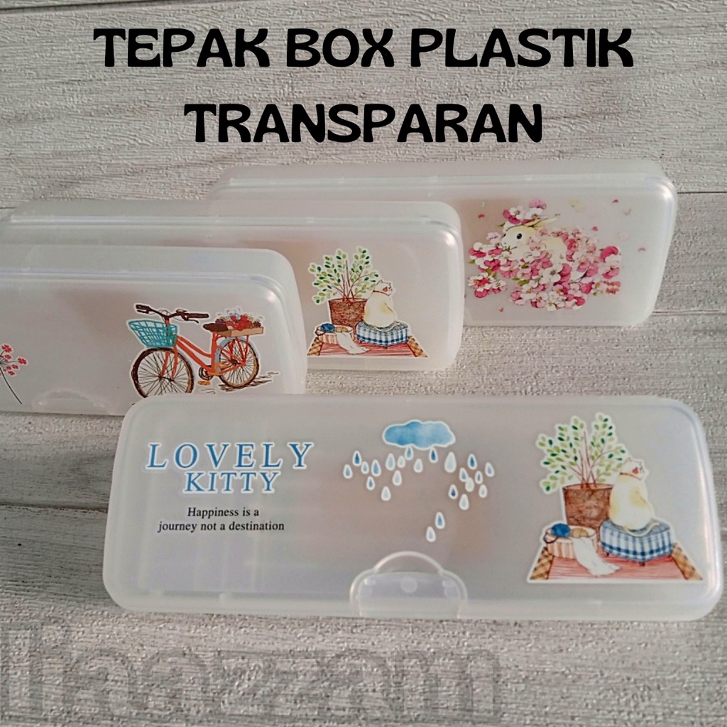 

Pensil Case / Tepak / Kotak Pensil Transparan ( ZL-528 )