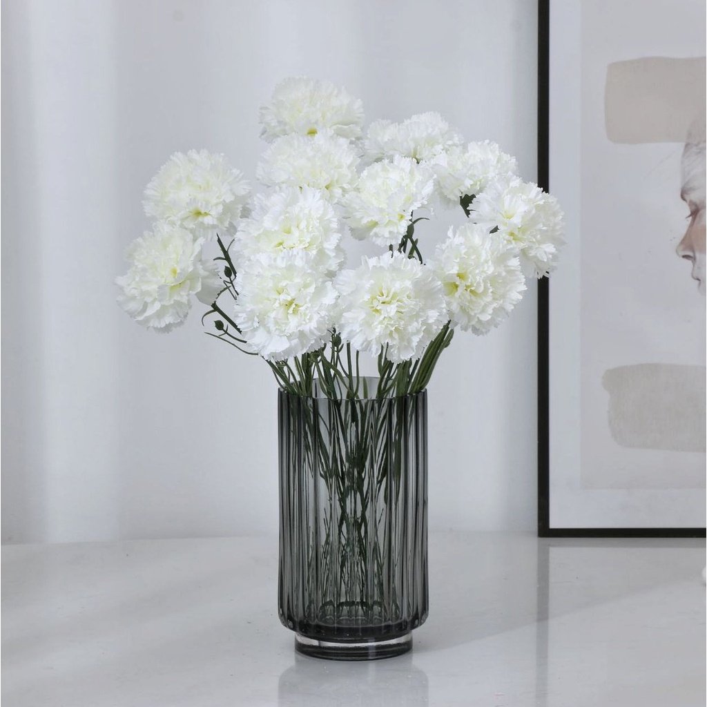 AF67 Bunga Carnation Anyelir Artifcial Flower Backdrop Decoration