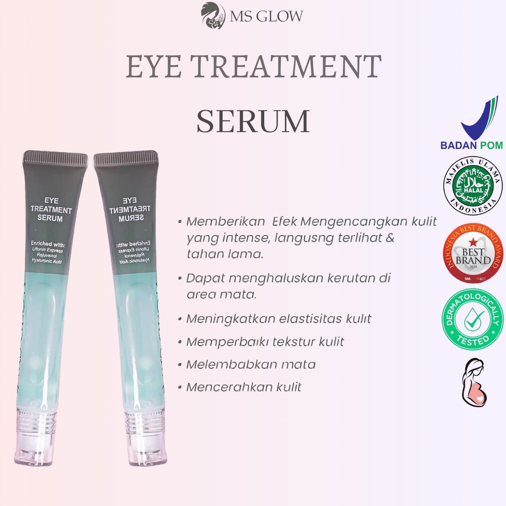 MS GLOW EYE TREATMENT SERUM / EYE SERUM MS GLOW