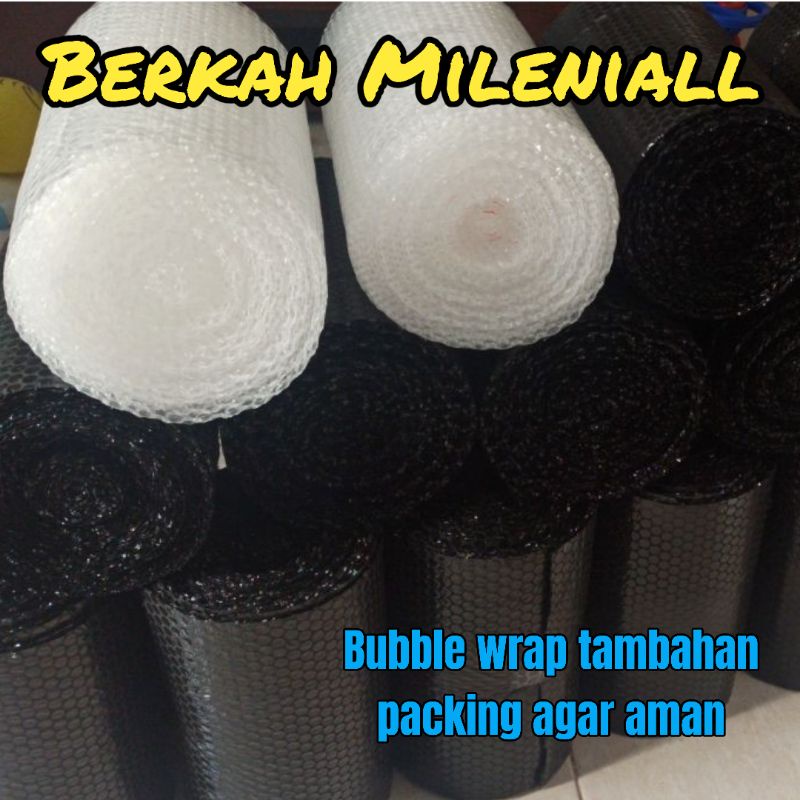 

Buble bubble wrap tambahan packing agar aman