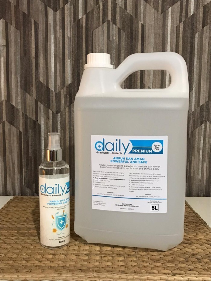 DESINFEKTAN SPRAY PREMIUM REFILL CAIR 5 liter PREMIUM 5L Pelindung Virus &amp; Bakteri