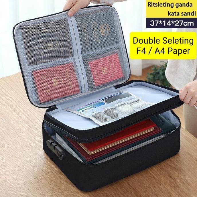 

Office & Stationery | Document Organizer | Tas Penyimpanan Sertifikat / Tas Koper Dokumen / Tas Serbaguna | Best Seller