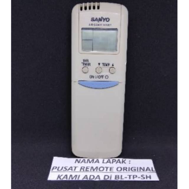 REMOTE REMOT AC SANYO ORIGINAL ASLI MODEL LAMA