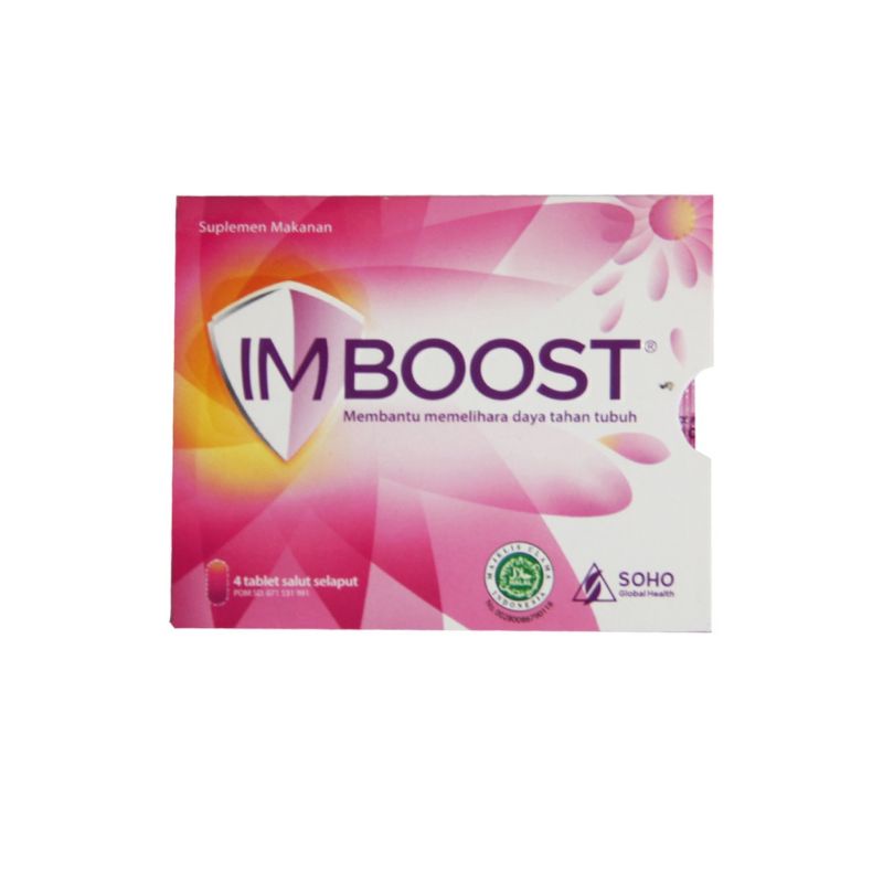 IMBOOST 1 Strip @4 Tablet membantu memelihara daya tahan tubuh