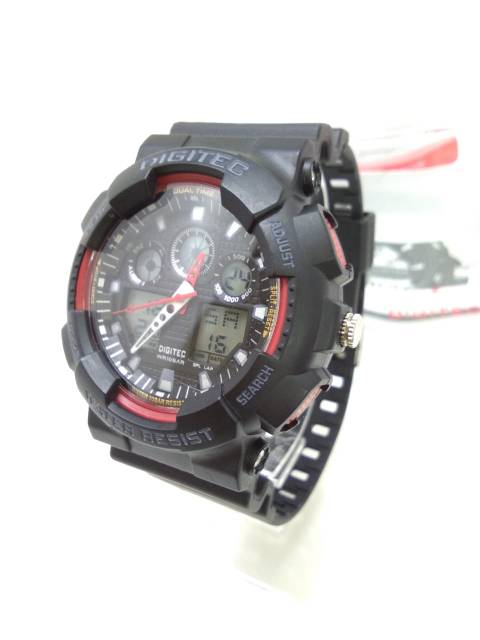 Digitec dual time original jam tangan pria