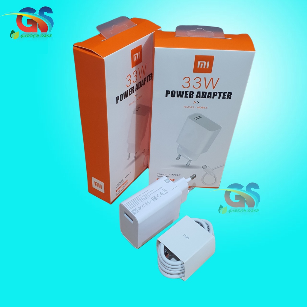 Charger Xiaomi Redmi Note 9 Pro / Note 10 Pro / Note 10S / Poco X3 NFC / Poco F3 27W &amp; 33W Original