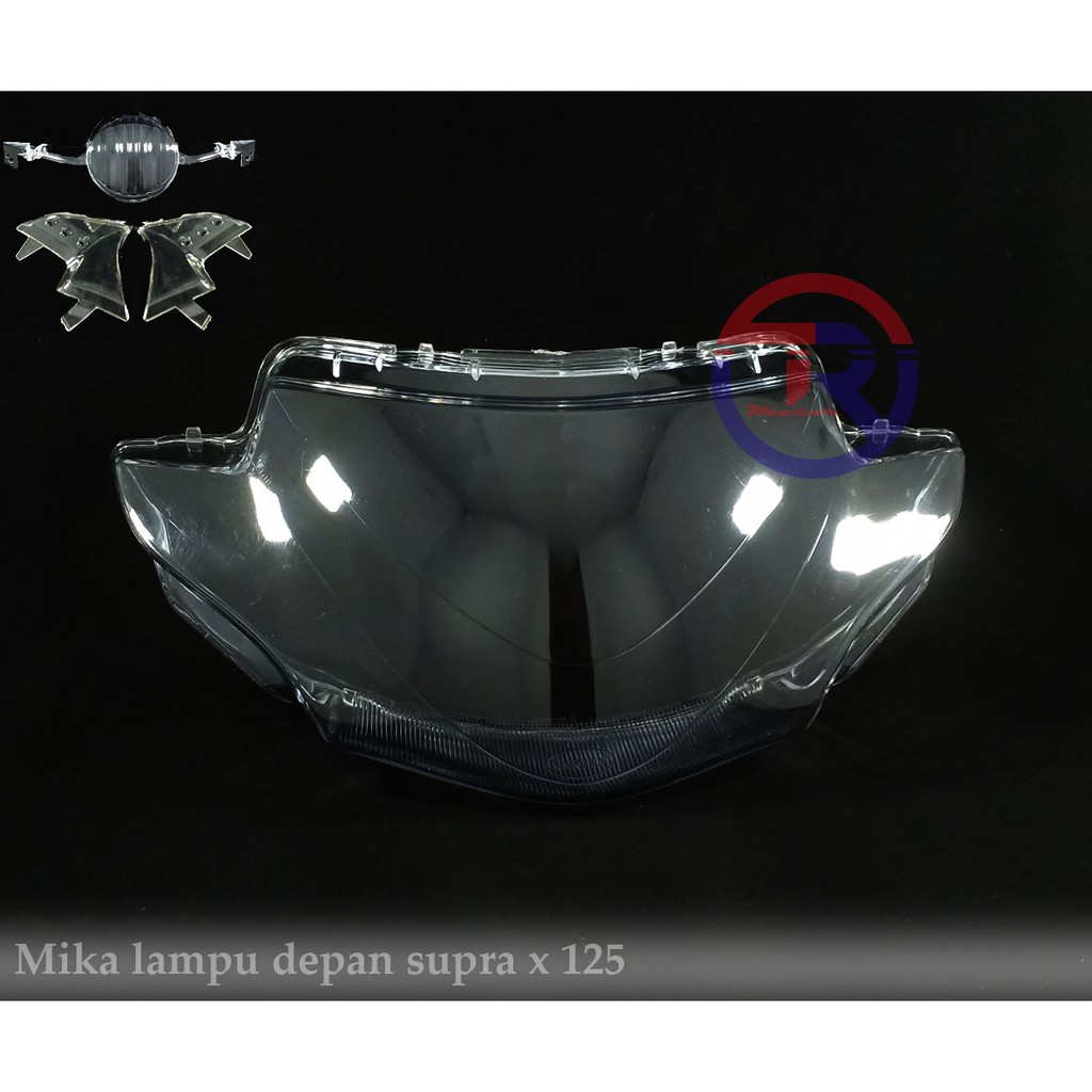 mika kaca lampu depan honda supra x 125