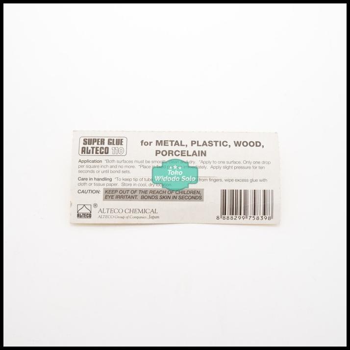 

Lem Super Glue Alteco 110 Lem Super Kuat Serba Guna 1 Buah