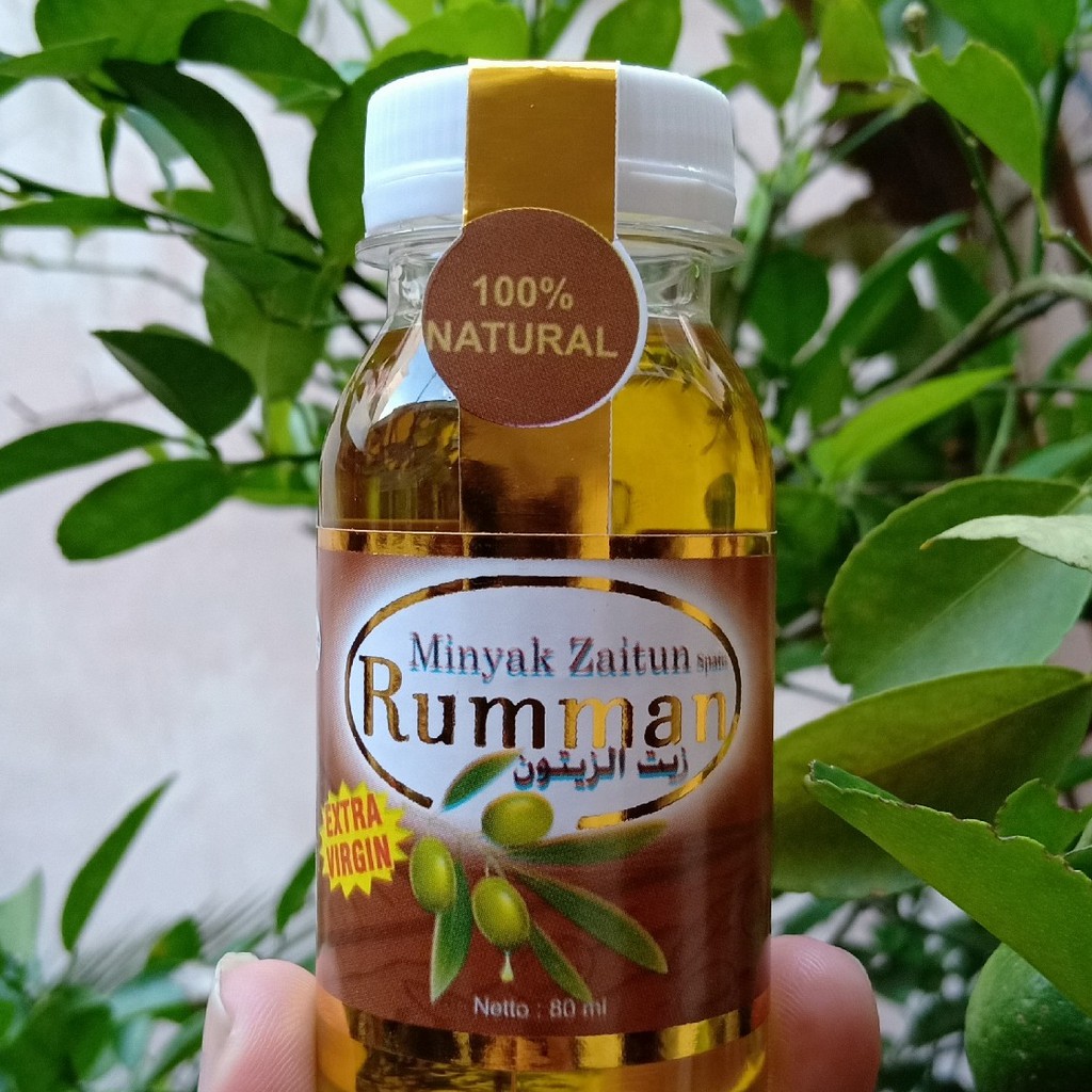 

Minyak zaitun extra virgin olive oil rumman spanyol 80 ml bisa diminum